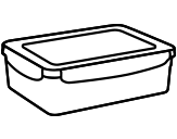 Dikdörtgen Saklama Kapları